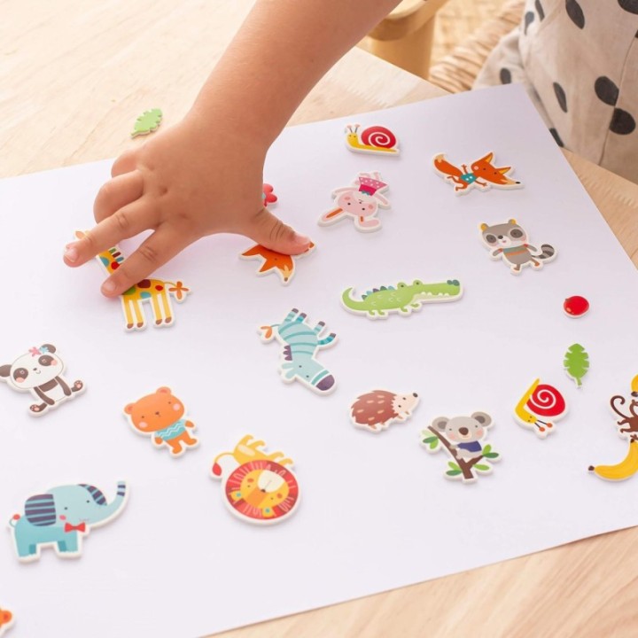 bl. 24 pegatinas goma eva animales apli 18878