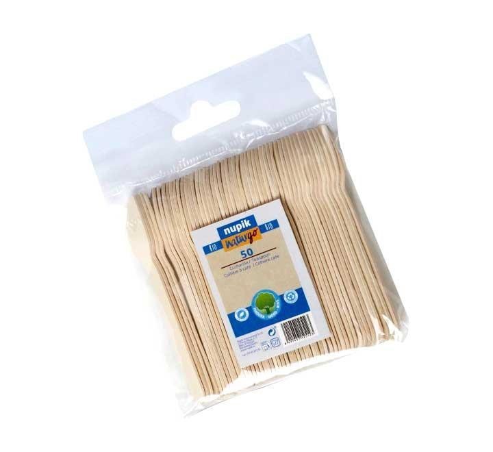 desc.  b. 50 cucharillas nupik madera 9.5cm