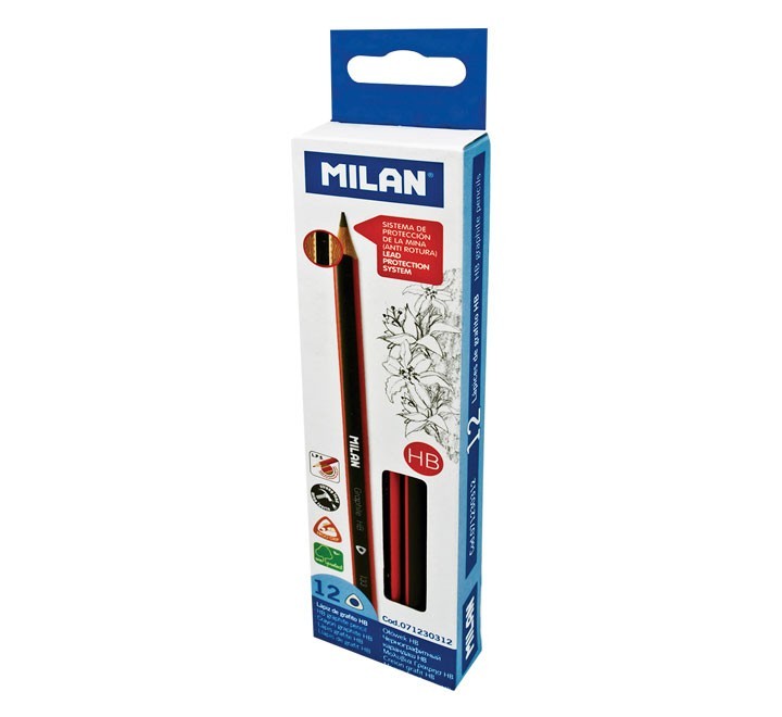 lapiz grafito milan triang.hb 071230312