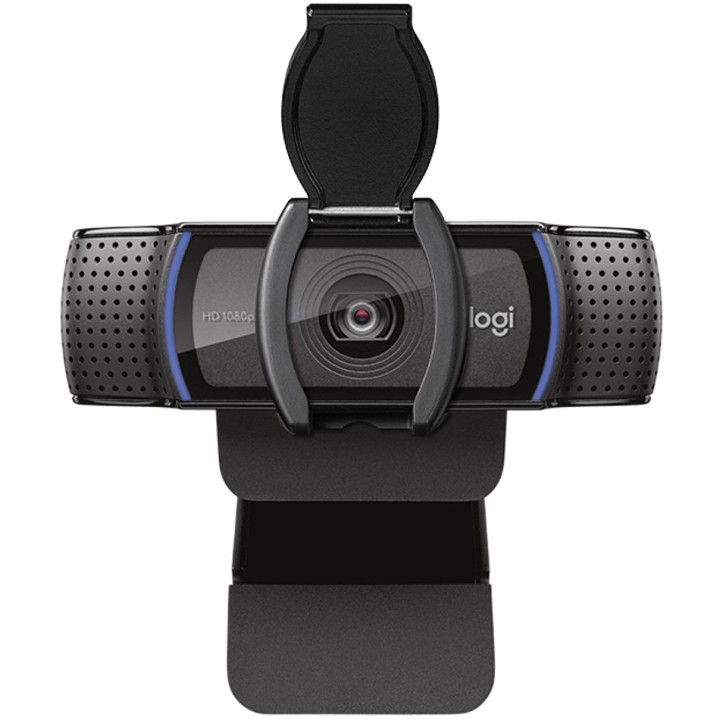 logitech webcam logitech c920s pro 1080p - 30fps con tapa de seguridad
