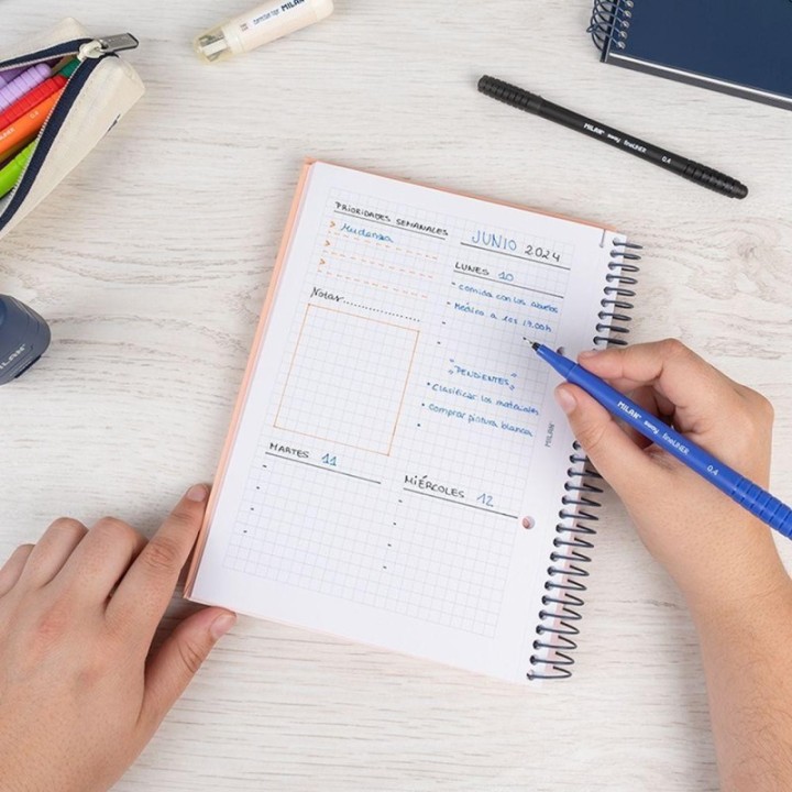 cuad. esp milan a5 80f 5x5 azul