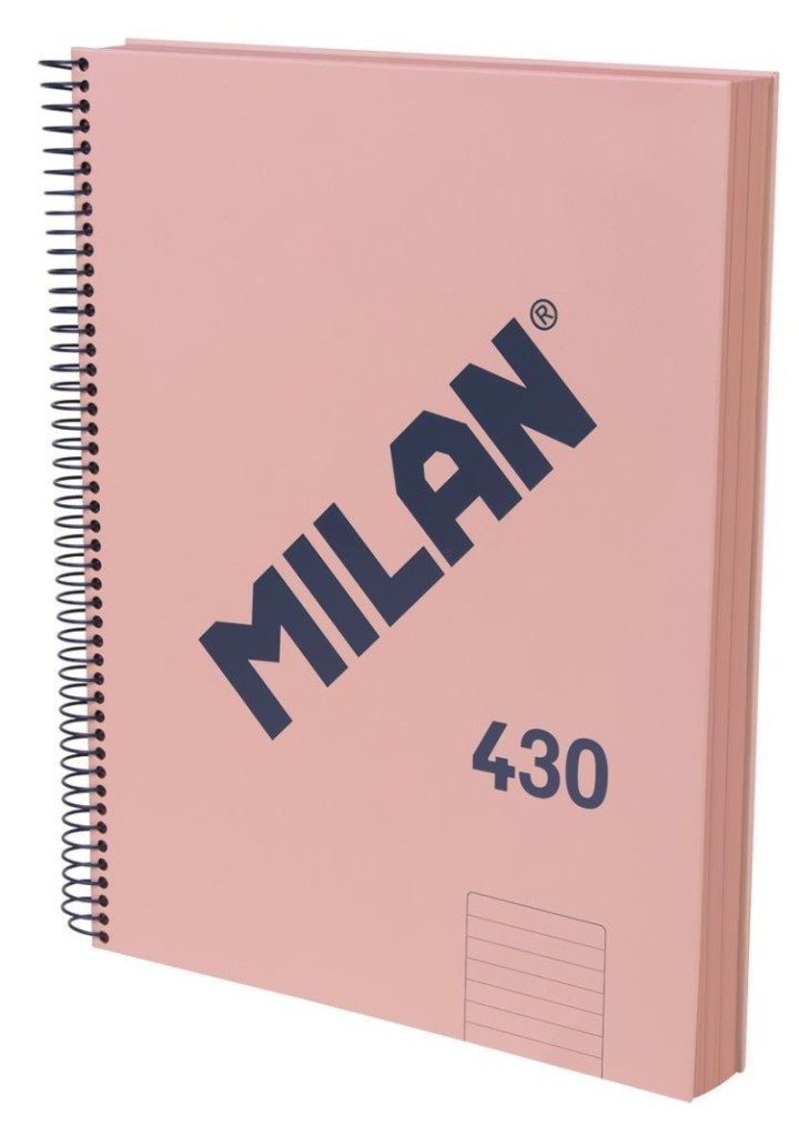 cuad. esp milan a4 120f hztal rosa