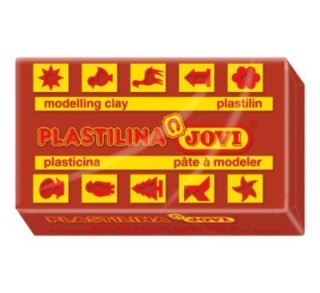 pastilla plastilina jovi 50g marron 7009