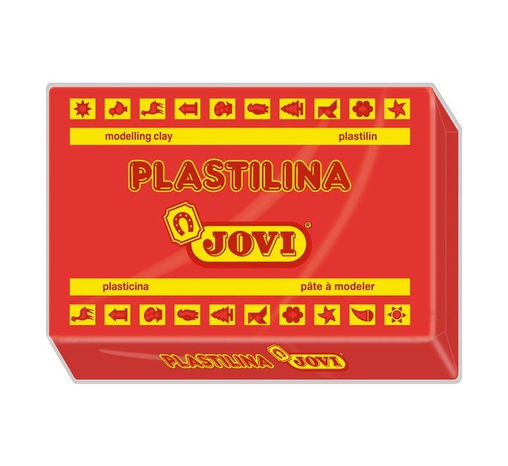 pastilla plastilina jovi 350g rojo 7205
