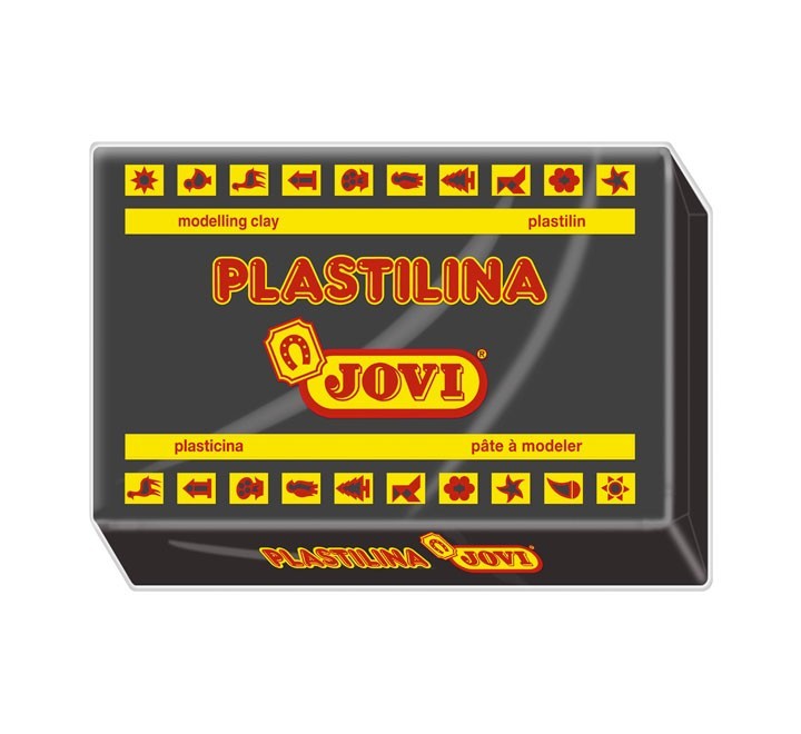 pastilla plastilina jovi 350g negro 7215