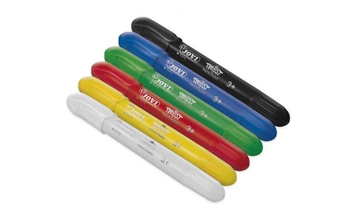 set 6 sticks maquillaje jovi twist face 191 stdo