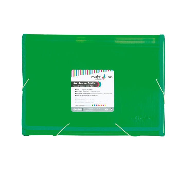 carp. clasif grafoplas multiline 13div pp fo ve