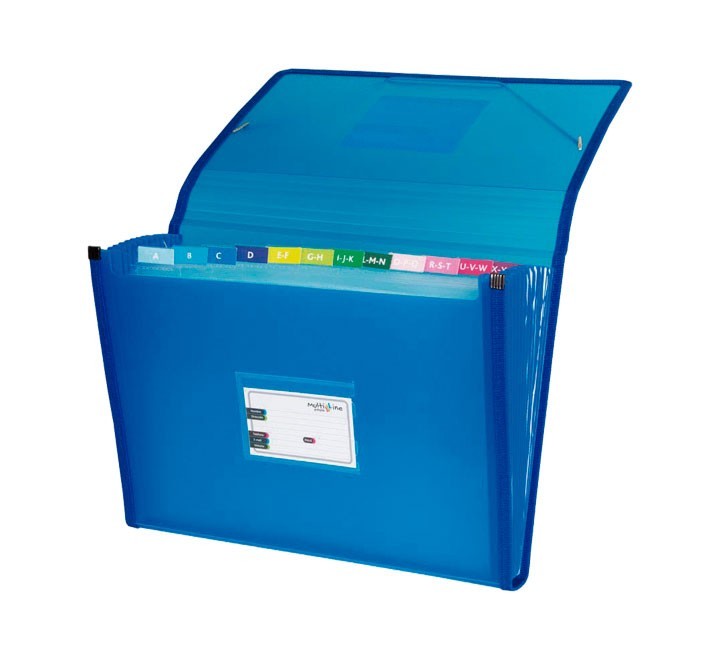 carp. clasif grafoplas multiline 13div pp fo azul
