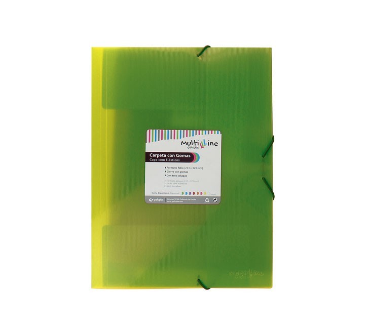 pack 6 carp. grafoplas fo c/solap+gom verde