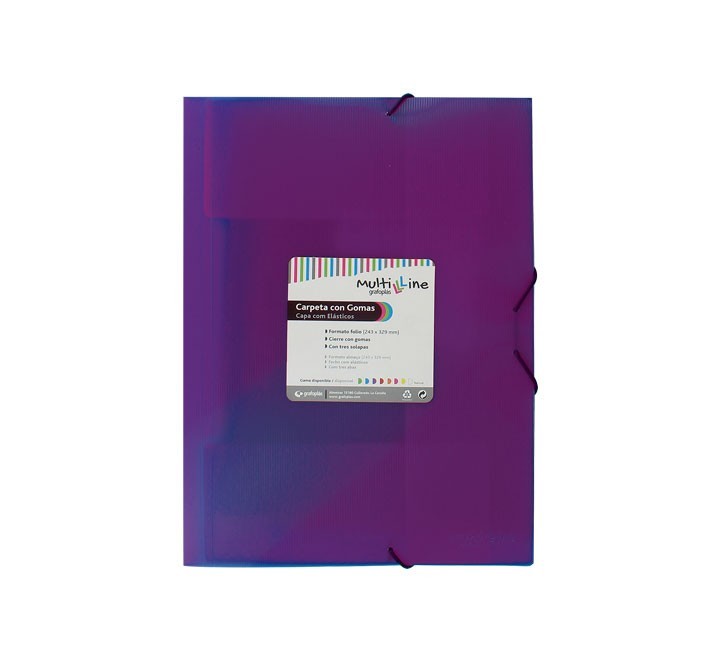 pack 6 carp. grafoplas fo c/solap+gom lila