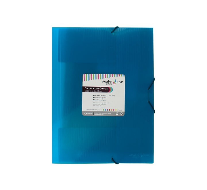 pack 6 carp. grafoplas fo c/solap+gom azul