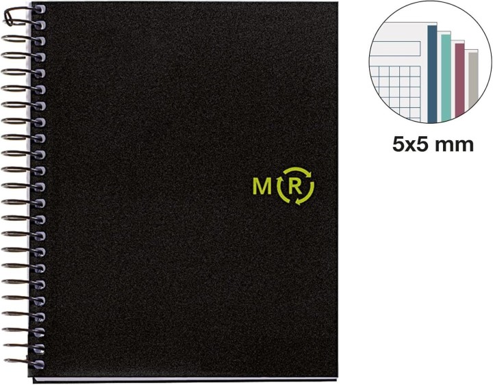 cuad. esp. miquel rius notebook 4 a6 100h recicl.