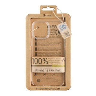 muvit funda muvit recycletek para apple iphone 12 pro max transparente
