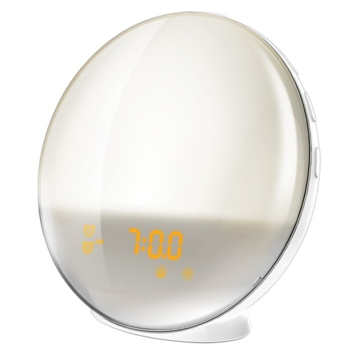 muvit lampara muvit io rgb luz ambiente + despertador con radio rm