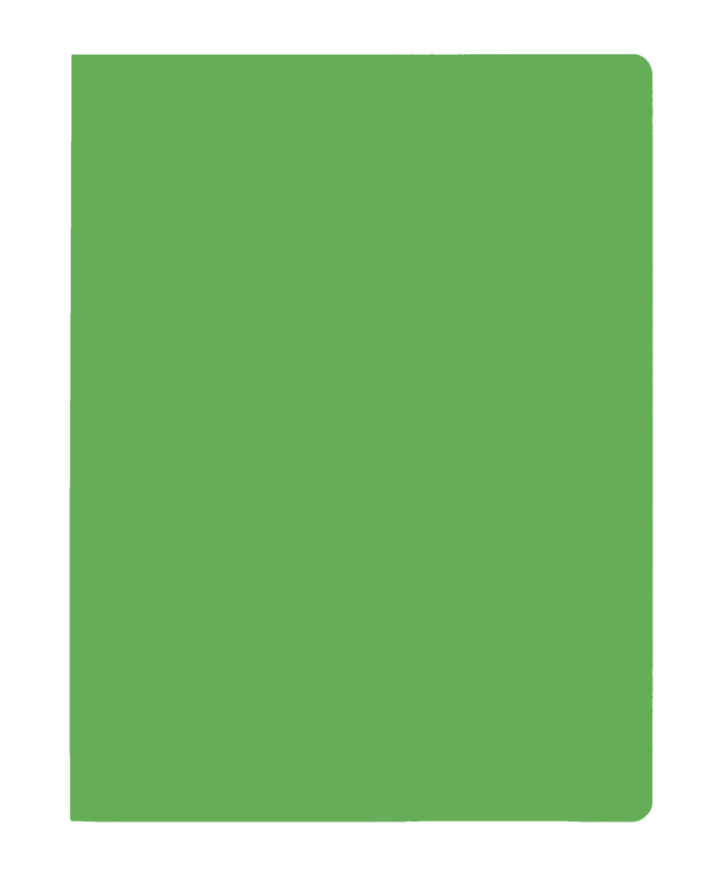 c.50 subcarpeta elba a4 185gr semi int. verde