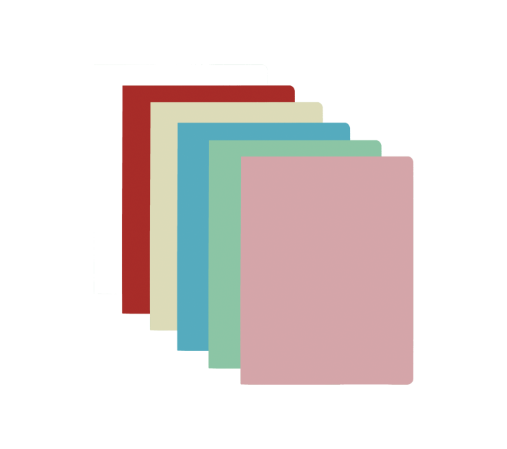 c.50 subcarpeta elba a4 180gr pastel amari