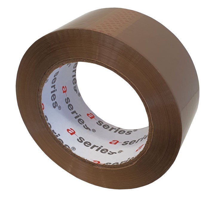 rollo precinto pp 48mmx132m marron