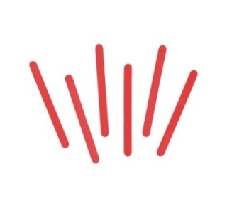 b. 50u palo innspiro madera 114x10 rojo