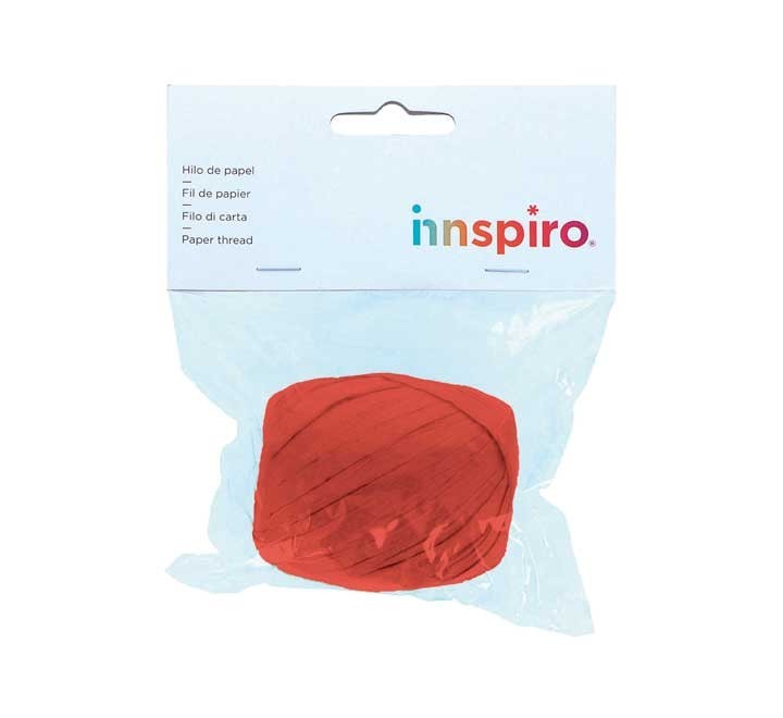 bob. rafia innspiro papel 4x30m rojo