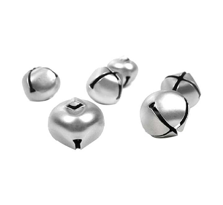 b. 40 cascabeles innspiro metal 8mm plata