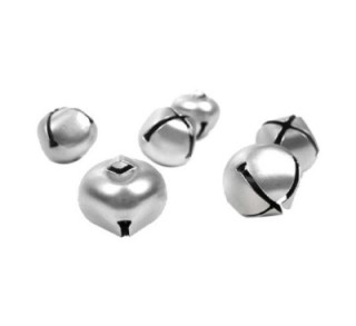 b. 30 cascabeles innspiro metal 10mm plata