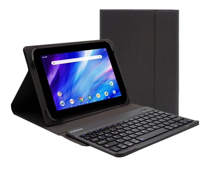 nilox funda con teclado nilox para tablet 10.5 pulgadas bluetooth negro