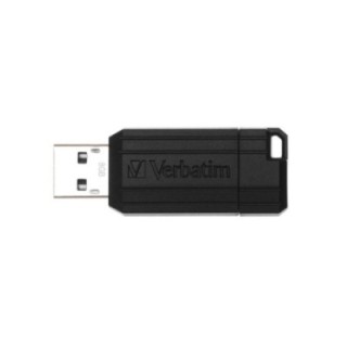 verbatim memoria usb 2.0 verbatim pinstripe 8gb negro