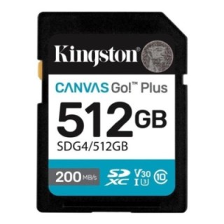 kingston tarjeta memoria sdxc 512gb kingston canvas go plus uhs   i clase 10