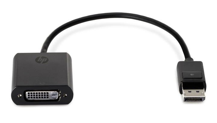 hp adaptador hp displayport a dvi   d