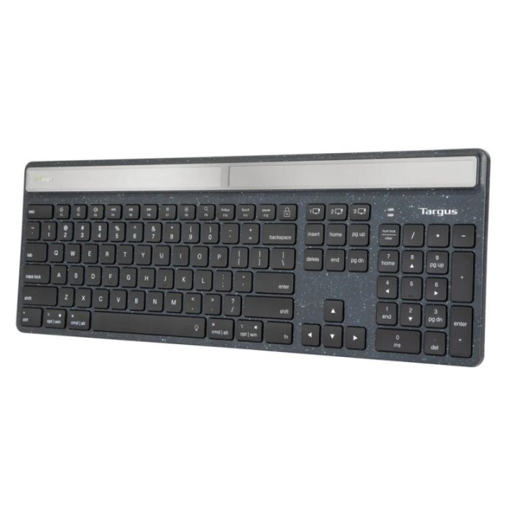 targus teclado inalambrico targus akb868es ecosmart solar keyboard antimicrobiano bluetooth full siz
