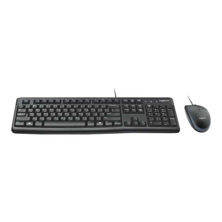 logitech teclado + mouse logitech mk120 optico usb 2.0 negro ingles uk