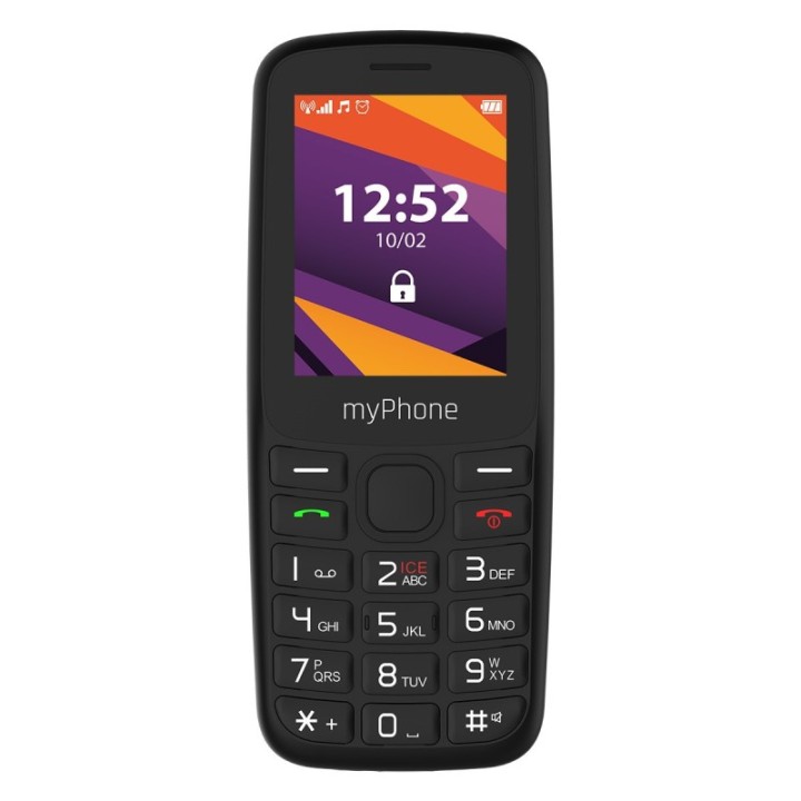 myphone telefono movil myphone 6410 2.4 pulgadas    4g    negro