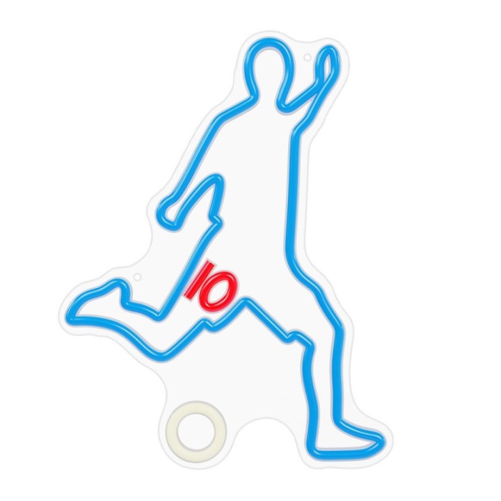 forever lampara forever neon plexi led footballer white