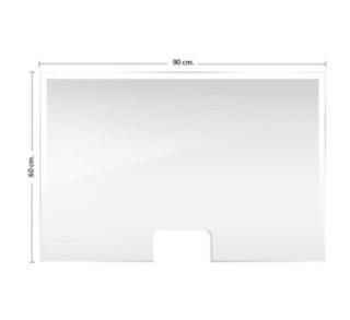 desc.  mampara protec horiz. 90x60x30cm tr