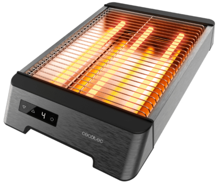 tostador plano horizontal cecotec niceslice touch
