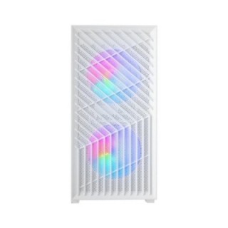 mars gaming caja ordenador mars gaming mcvortexw matx frgb cristal templado blanca