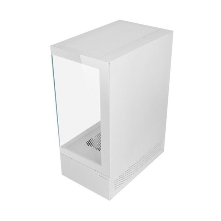 mars gaming caja ordenador mars gaming mcxo atx arb cristal templado blanca