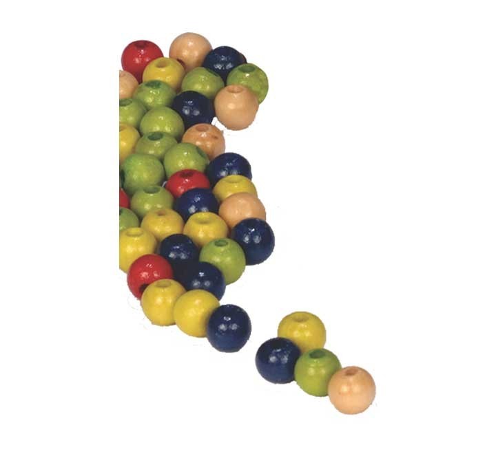 bolsa 100 abalorios niefenver madera 10mm stdo