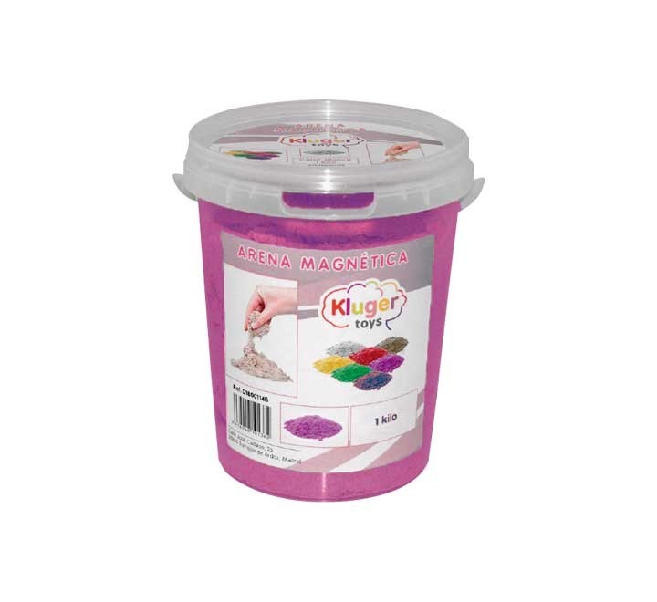 bote arena magnetica niefenver 1kg violeta