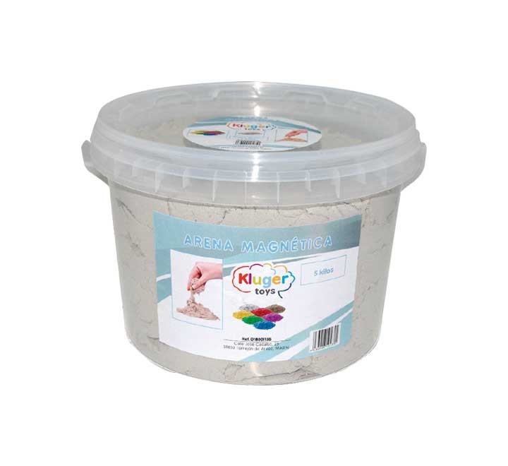 bote arena magnetica niefenver 5kg blanco
