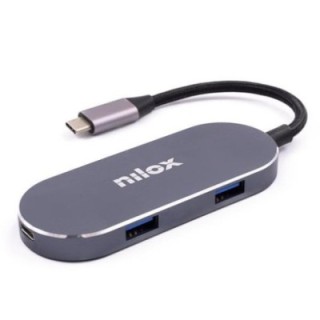 nilox docking station nilox tipo c a 3 x usb 3.0 1 x hdmi 1 x usb tipo c