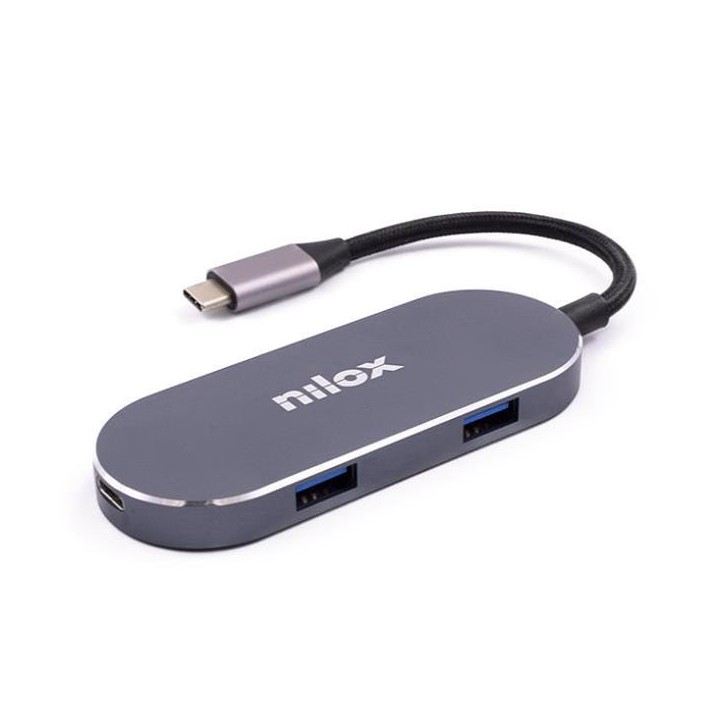 nilox docking station nilox tipo c a 3 x usb 3.0 1 x hdmi 1 x usb tipo c