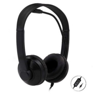 nilox auriculares nilox microfono control vol negro alambrico conexion usb