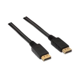 cable aisens displayport v1.2 4k60hz dp/m dp/m negro 3.0m