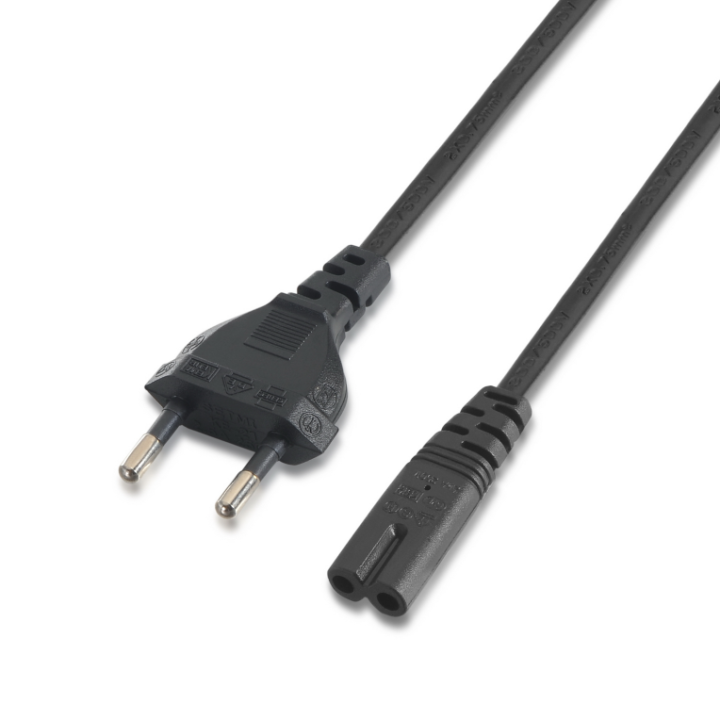 cable alimentacion aisens forma 8 cee7 16 m c7 h negro 1.5m