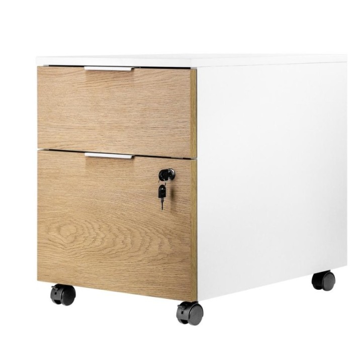 phoenix technologies cajonera phoenix artisan combinacion blanca y madera natural