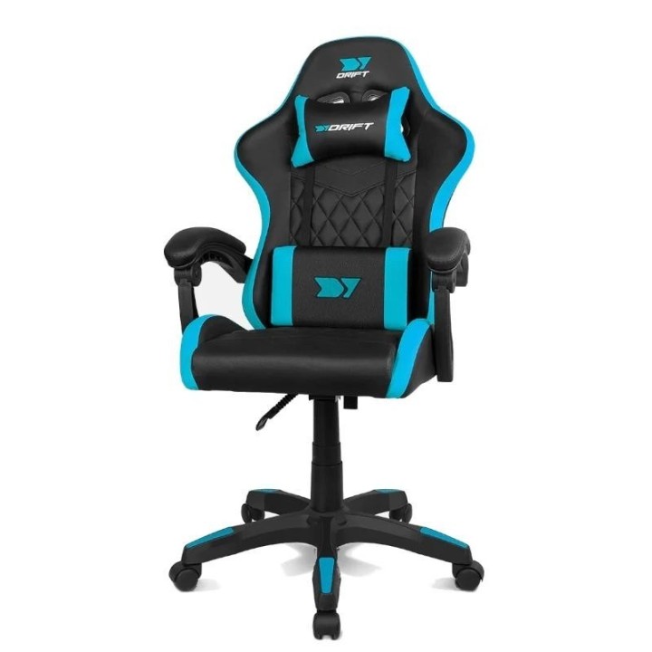 drift silla gaming dr35 negra azul