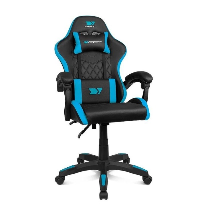 drift silla gaming dr35 negra azul