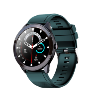smartwatch leotec 1,28 multisport wave verde pantalla redonda