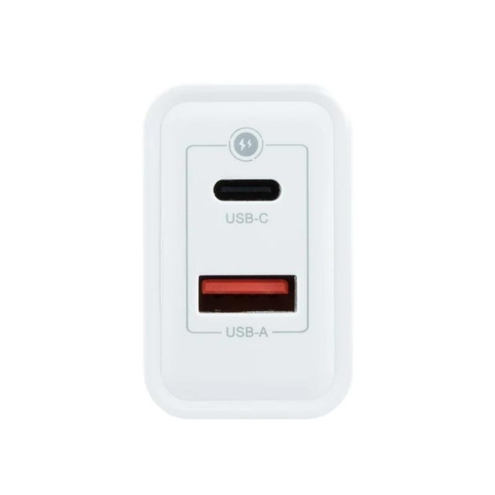 coolbox cargador pared gan 45w usb c/usb a